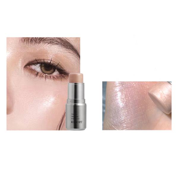 Kaxier - Sheer & Luminous Highlighter Stick - 6g - 102 Iced Champagne - Rose Gold