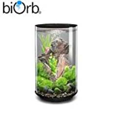 Biorb tub 30 l akvarium i svart - MCR LED-belysning - inkluderar alla prydnadstillbehör på bild!