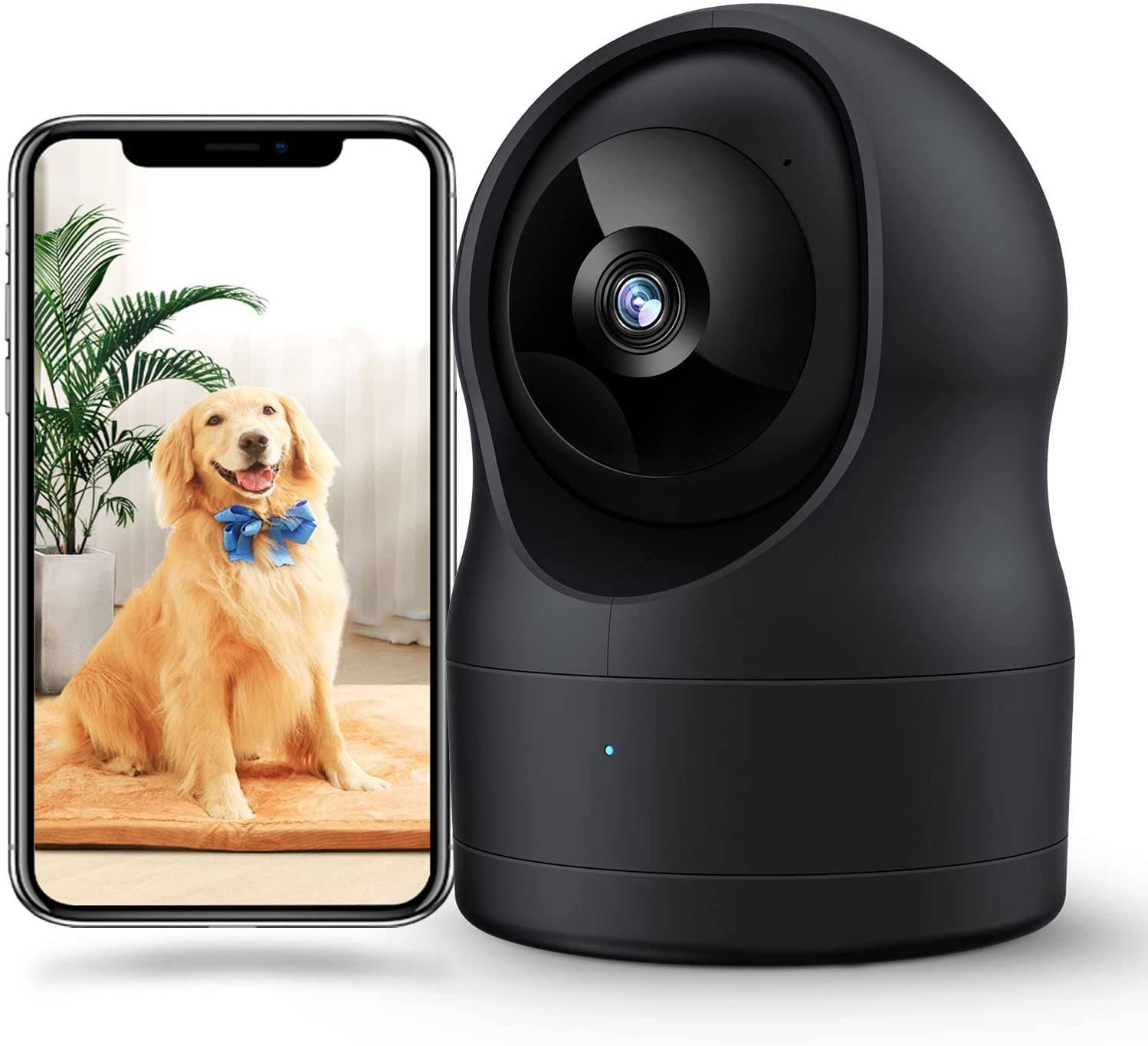 Littlelf Network 2 Baby IP Wireless Indoor Security Pet Camera for and Pet Motion Night Free Black Camera, 1080P, Megapixels, Monitor, Wi-Fi Camera, svart