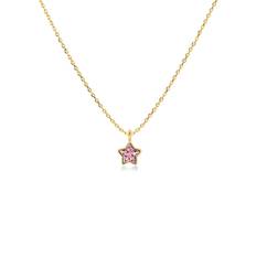 Edblad Star Sparkle Halsband Kids Purple Guld 127610