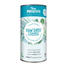 Creative Nature Raw Super Greens Spirulina Powder, 150gr