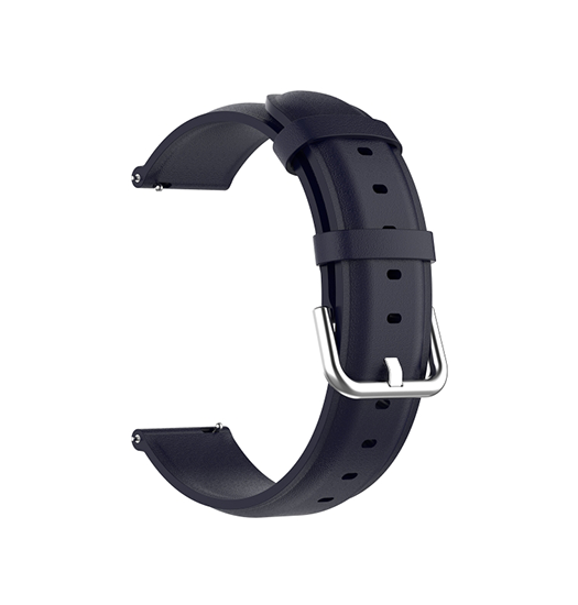 Samsung Galaxy Watch 6 Classic (43/47mm) - ADENA™ Round Tail Læder Urrem - Navy