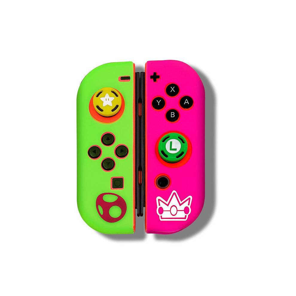 (B)Mjukt silikonfodral Tummen Stick Grip Cap Joystick Skyddsskydd för Nintendo Switch Oled NS Joy-Con