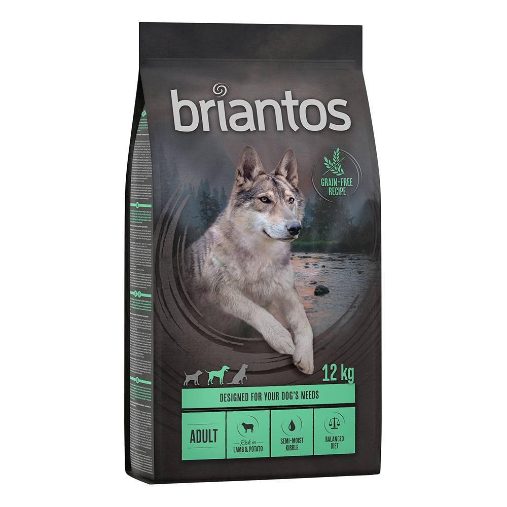 Briantos Grain Free Adult Lamm & potatis - Ekonomipack: 2 x 12 kg
