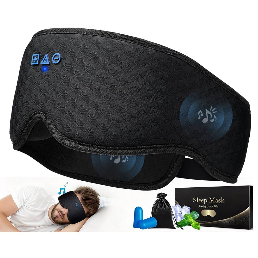 Søvnmaske med Bluetooth 5.4 hovedtelefoner