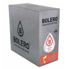 Möt Bolero Drinks ICE TEA MIX Pack | 24x9g | Uppfriskande sockerfri pulverdryck med stevia | Vitamin C | rekommenderas av diabetiker | 3 läckra smaker av iste citron, persika och passionsfrukt