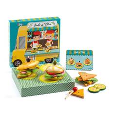 DJECO Emil Olive Kitchen Toy Lunch Box Play Set Shop Shop 4 Year Old Girl Present & (DJ06620)