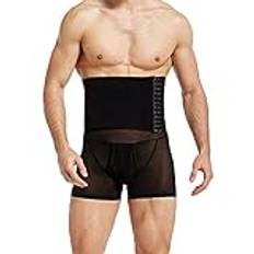 tight body shaper shorts för män, kompression butt booster - hög midja magkontroll shapewear korta underkläder