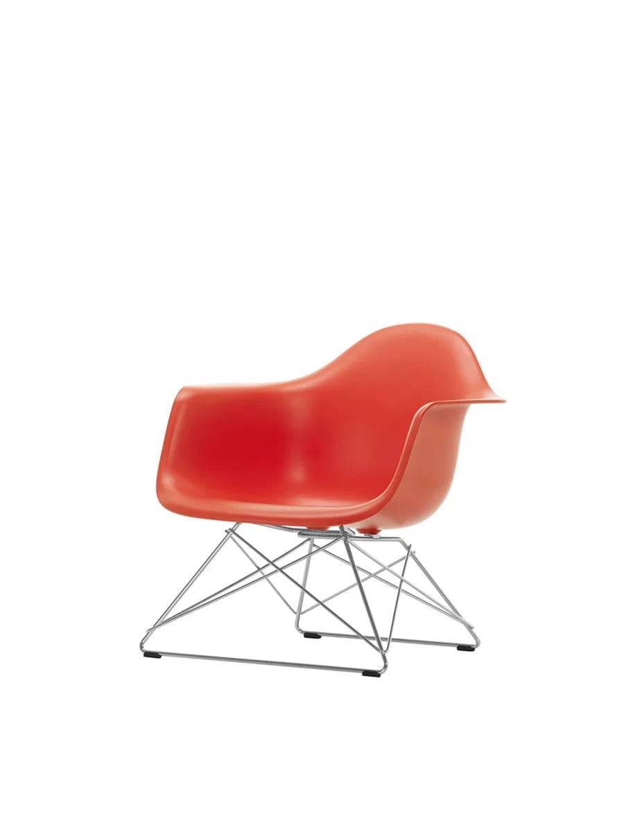 Eames Plastic Armchair LAR, forkromet fra Vitra Poppy red - Jacobsen Plus
