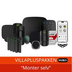 Ajax HUB 2 Plus VillaPluspakke - Sort