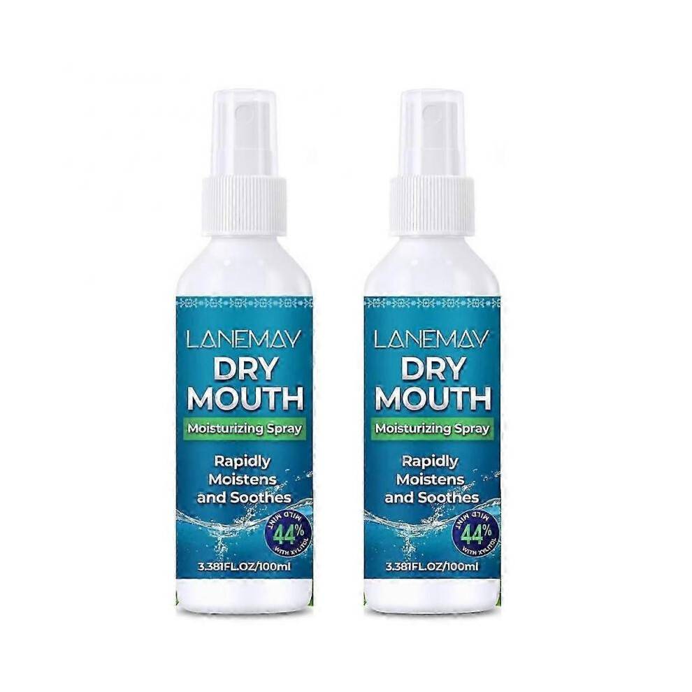 (2pcs) Xylitol Dry Mouth - Mouth With Mint, Stimulates Saliva, Fast Relief And