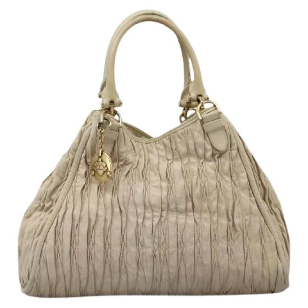 Bally Pre-owned Pre-owned Caryne Tote Bag - Vintage - Dame - Beige - ONE SIZE - Uld