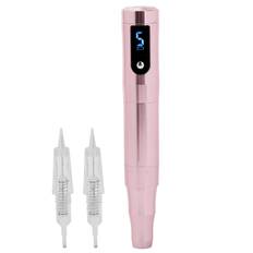 Professional Microblading Machine Eyebrow Eyeliner Lip Tattoo Pen Machine US Plug rosa guld färg
