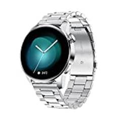 Smart armband hjärtfrekvens blodtryck blod syre musikkontroll foto stegräknare bluetooth samtal smart klocka I29 (silver traditionellt stålbälte)