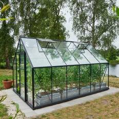 Växthus Bruka Svart Glas, 6,1 M²