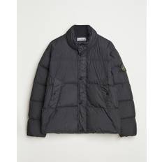 Stone Island Crinkle Reps Down Jacket Black