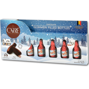 Chokoladeflasker med likør