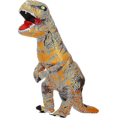 Barn & Voksen Dinosaur Oppustelige Cosplay Kostumer T-rex Anime Tegneserie Festkjole Kostumer Halloween Kostume brown