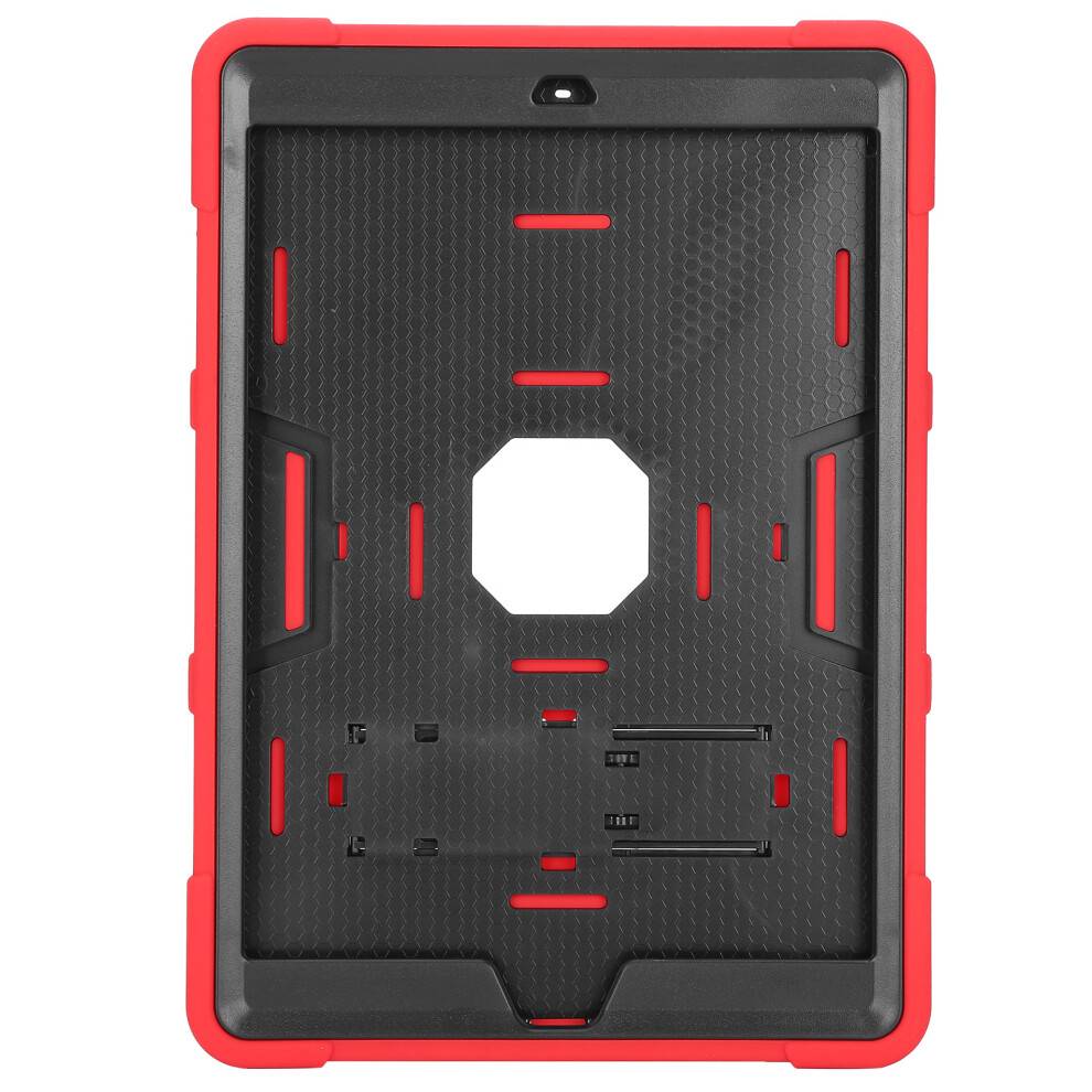 Stødsikkert, robust iPad-cover til 9. generation med indbygget støtteben til 10,2 tommer. 2021, 2020, 2019-modeller. Tredobbelt beskyttelseslag.