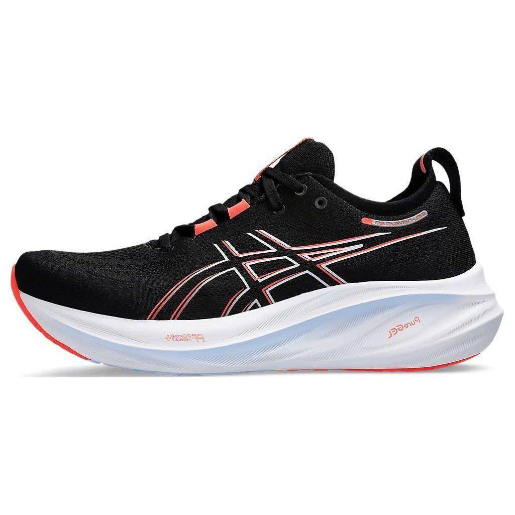 ASICS Gel Nimbus 26 Svart True Red Herr Sneakers 1011B794-003 cm white