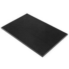 Rektangulär bartendermatta i gummi för pokaliglas 300x150x(H)10mm Hendi 597989