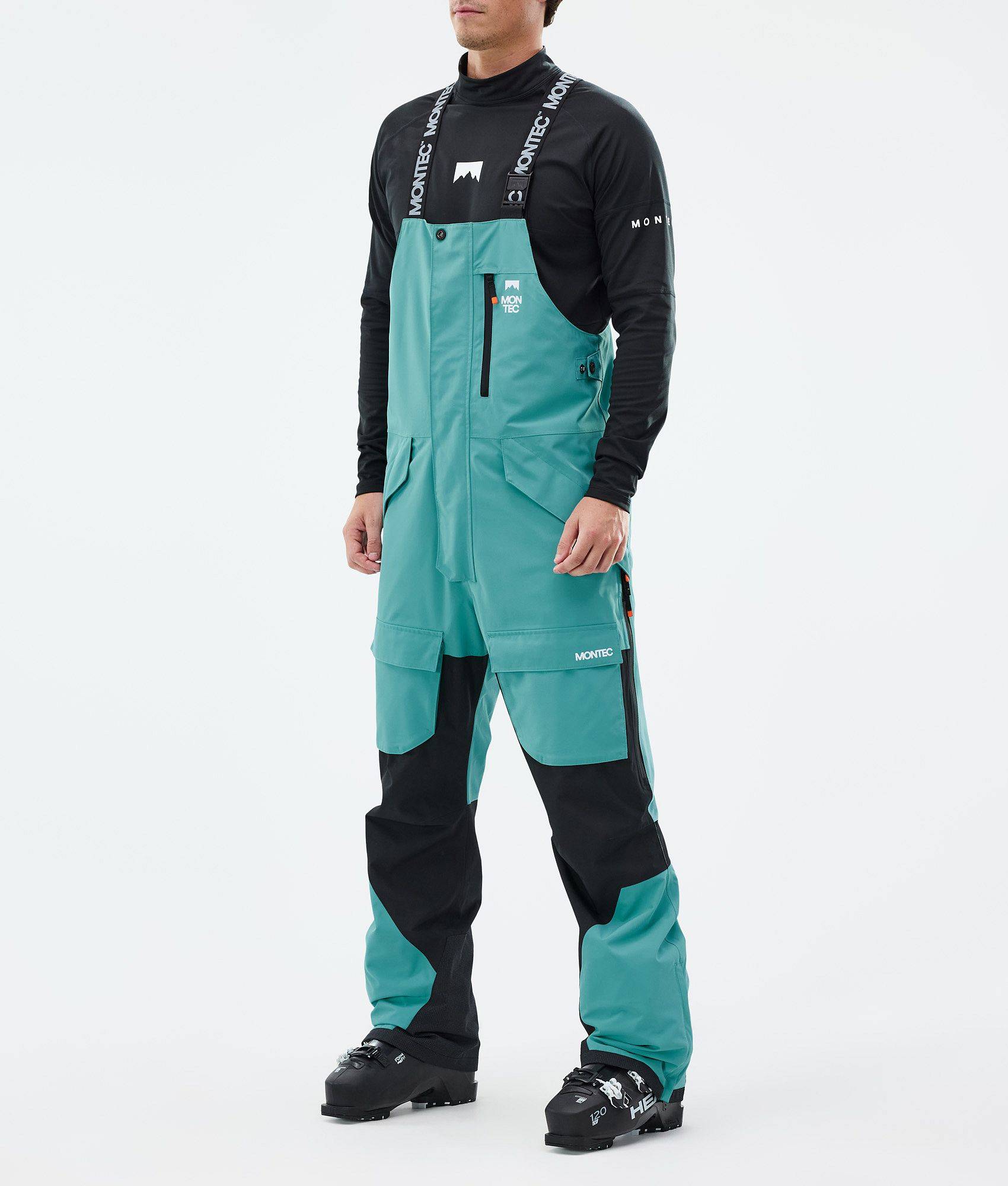 Montec Fawk Skidbyxa Man - Turquoise/Black - Grön