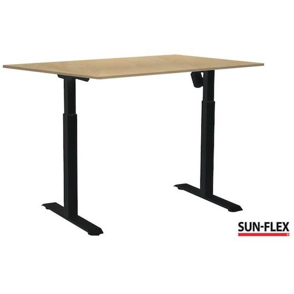 Bord SUN-FLEX II höj/sänk 140x80 sva/bjö