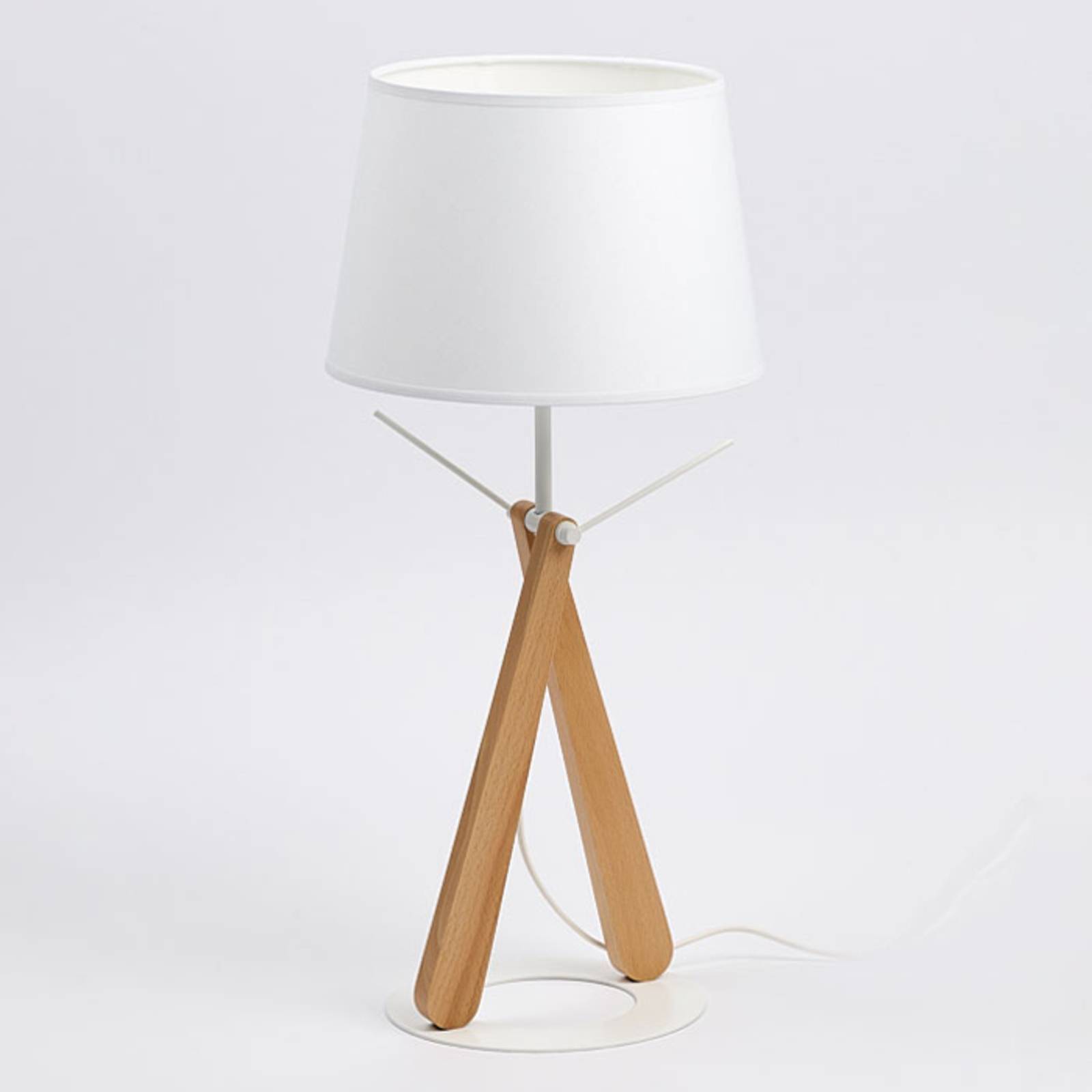 Aluminor Bordslampa Zazou LT, Ljust trä, Vardagsrum / matsal, Trä, Skandinavisk, Bordslampa