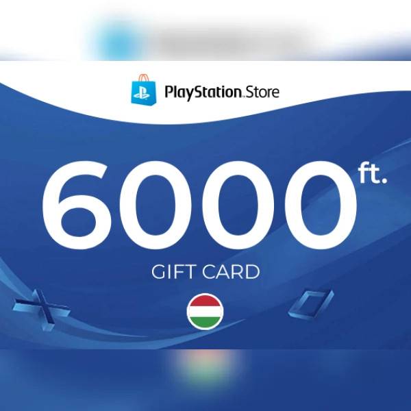 PlayStation Gift Card 6000 HUF - HUNGARY