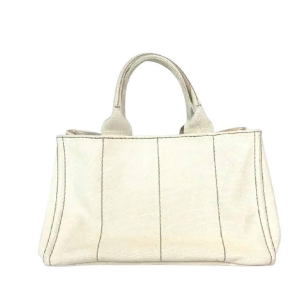 Prada Vintage Pre-owned Vintage Tote Bag - Vintage - Dame - Beige - ONE SIZE -