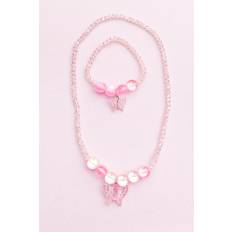Boutique Holo Pink Crystal Halskæde, Great Pretenders