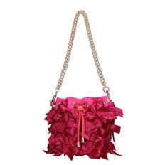 La Carrie, Tasker , Dame, Lyserød, ONE SIZE, Uld, Tasker.. Fuchsia