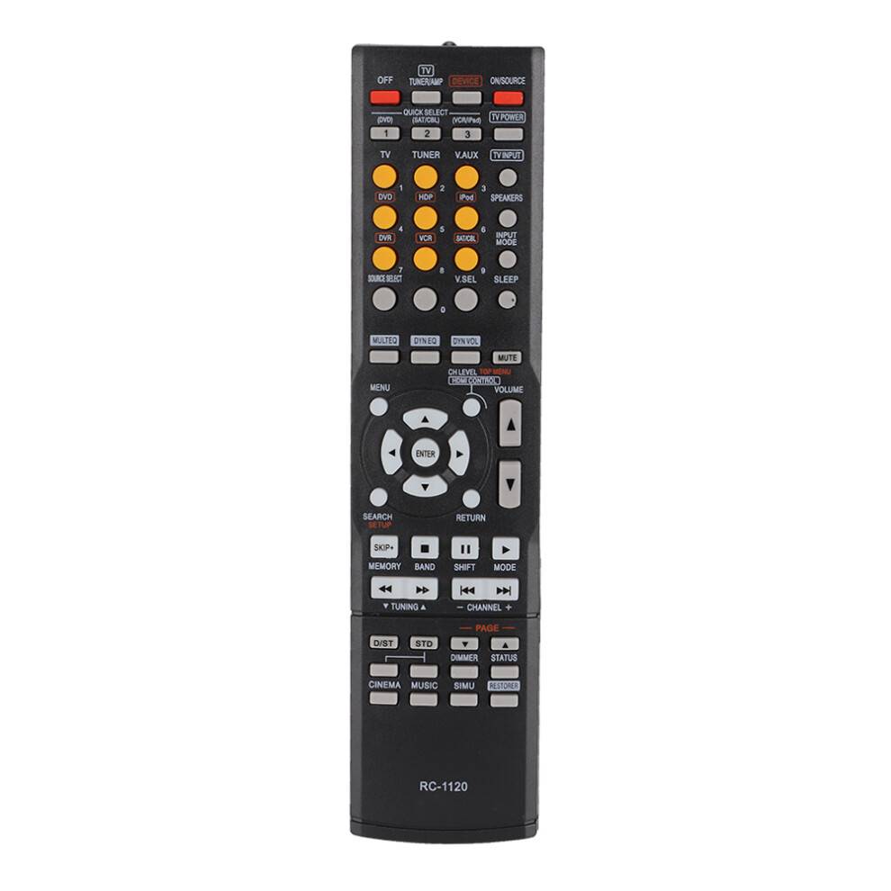 Fjernbetjening til audio-videomodtager, universalfjernbetjening kompatibel med DENON AV-systemer, multifunktionel AV-modtagerfjernbetjening med lavt