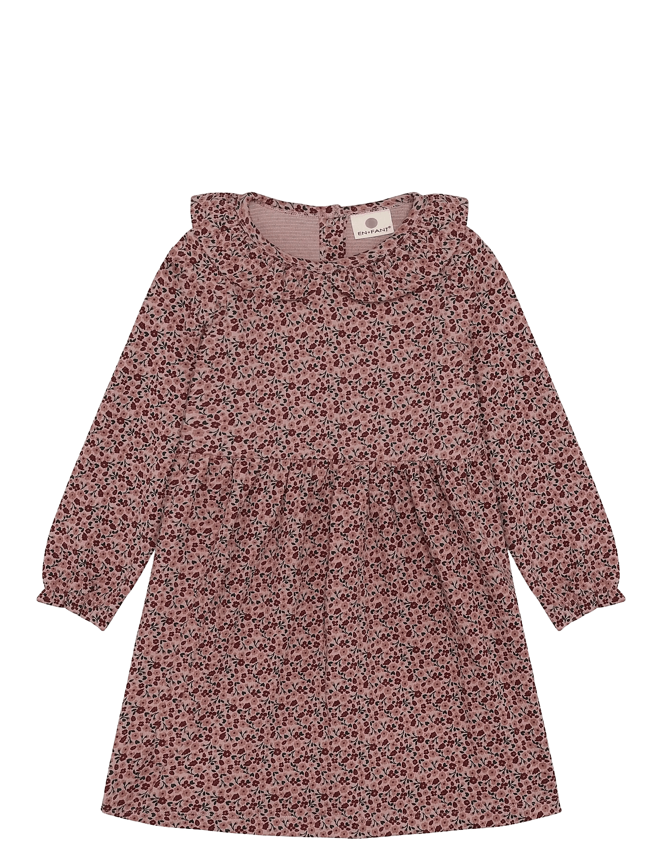 En Fant Dress Ls - Pink - 104