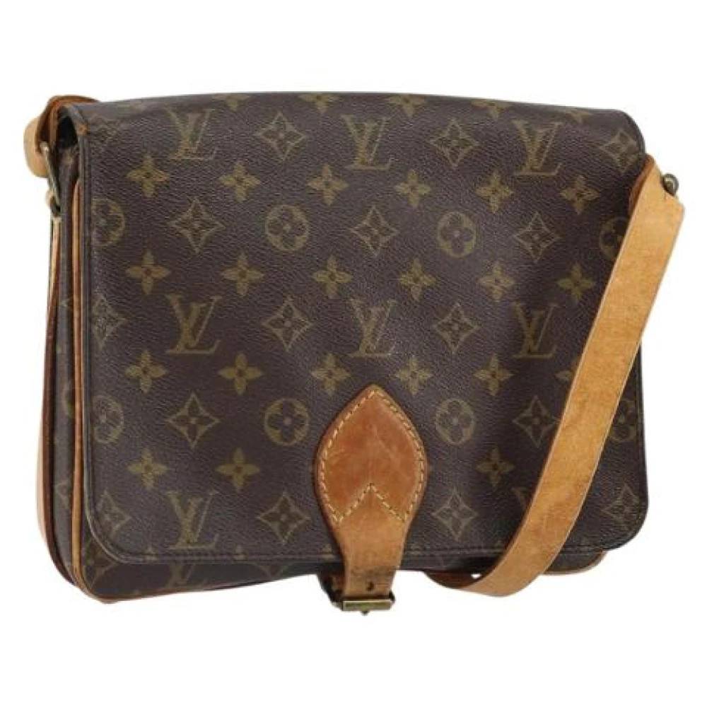 Louis Vuitton Vintage Pre-owned Canvas Cross Body Taske - Vintage - Dame - Brun - ONE SIZE - Uld