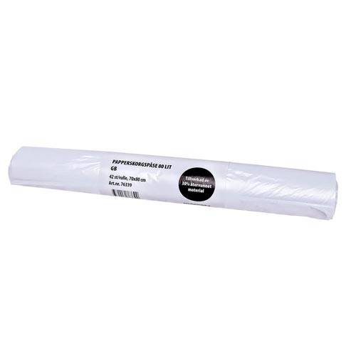 MAX Transparent påse 80L 42/rulle
