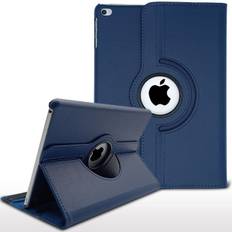 Etui til iPad Air 5. generation 10,9\" 2022 / iPad Air 4. generation 2020 - [Penopbevaring] 360° roterende etui-cover Auto Sleep/Wake, marineblå