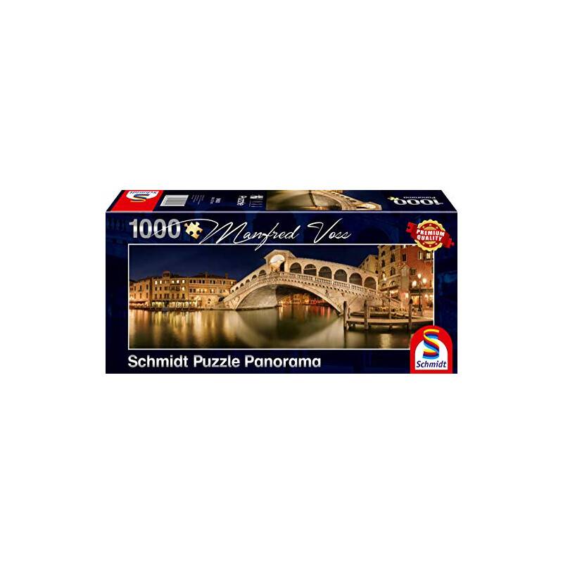 Schmidt Spiele Puzzle 59620 Manfred Voss, Rialto-Brücke, 1000 Teile...