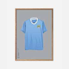 Shirts – Man City Home Shirt 2011/12 Plakat