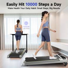 TEMU [2-in-1 Treadmill] Walking Pad With Incline, 2.5hp Under Desk Treadmill With Low , 300 Lbs Portable Treadmill With App, Compact Treadmills For Home/office With Remote Control