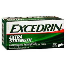 Novartis Consm Hlth Inc, Excedrin Extra Strength Caplets, 100 Caps