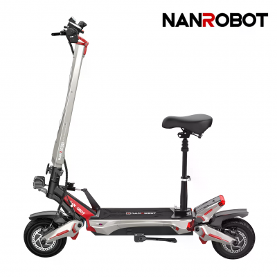 Elscooter Nanrobot N6 (Silver-Röd, Ja, 72V)