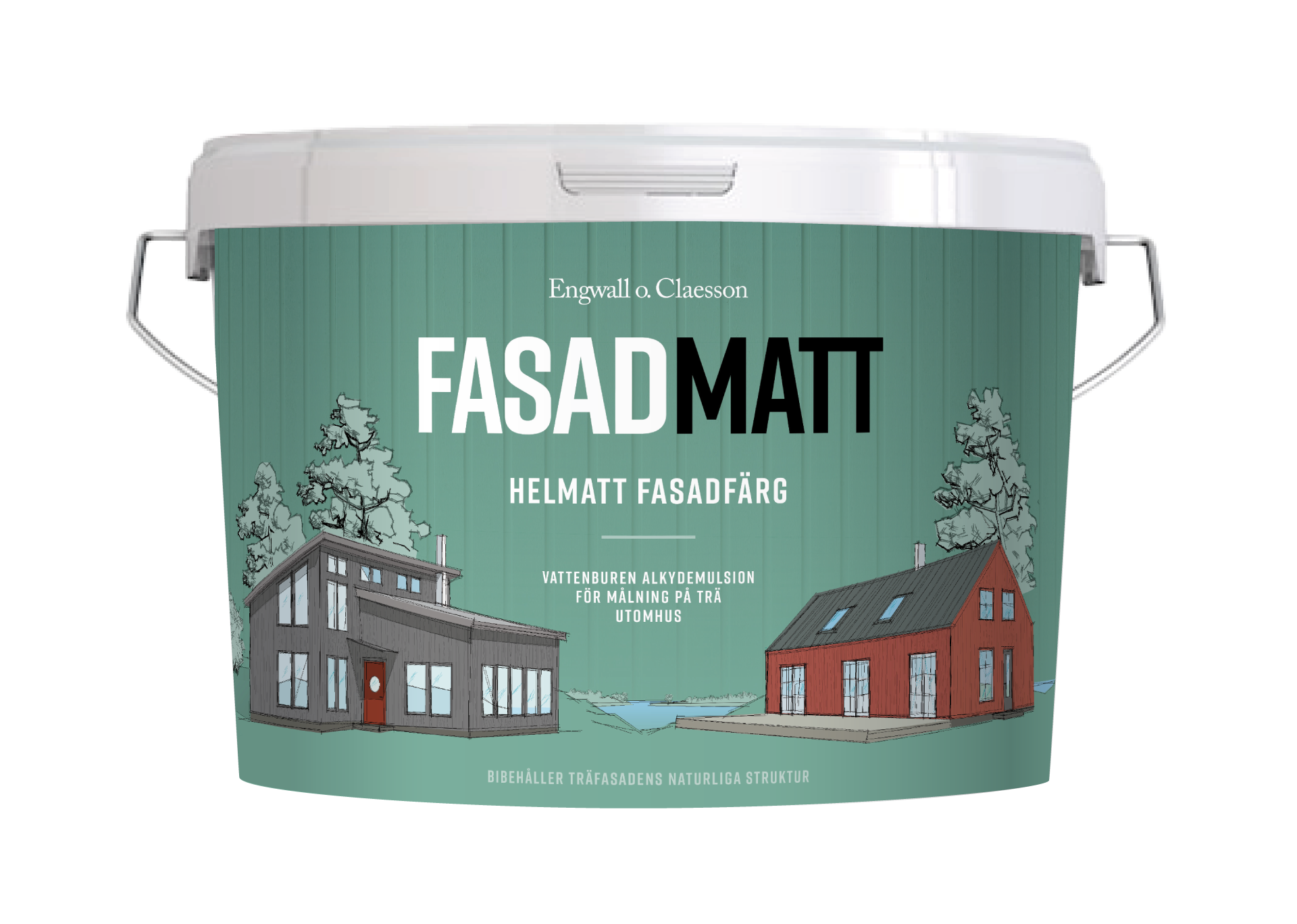 Lasol Fasadmatt 10 L 9072 Mörkgrå (10 L)