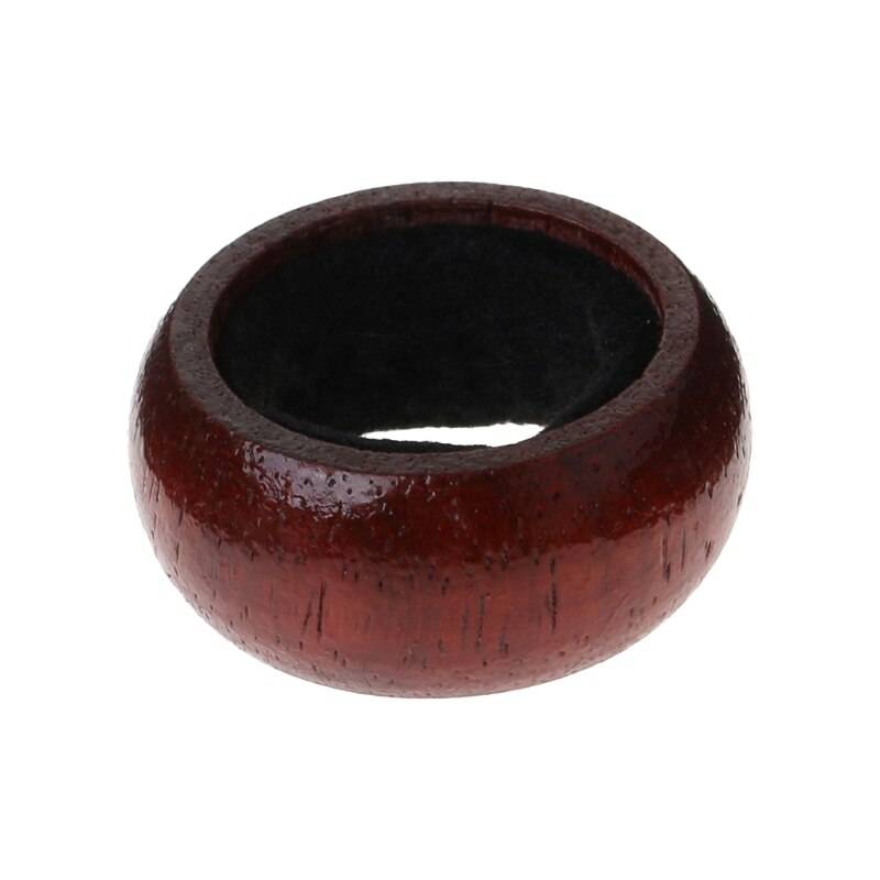 Rödvin Flaska Drip-Proof Krage Ring - Rosenträ