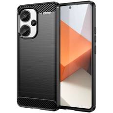 Xiaomi Redmi Note 13 Pro Plus 5G tekstureret Cover - sort
