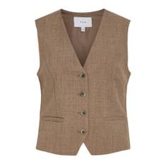 Vila Cibo - Tailored vest - FOSSIL / 40