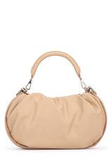 Roger Vivier Quilted Leather Shoulder Bag — Beige