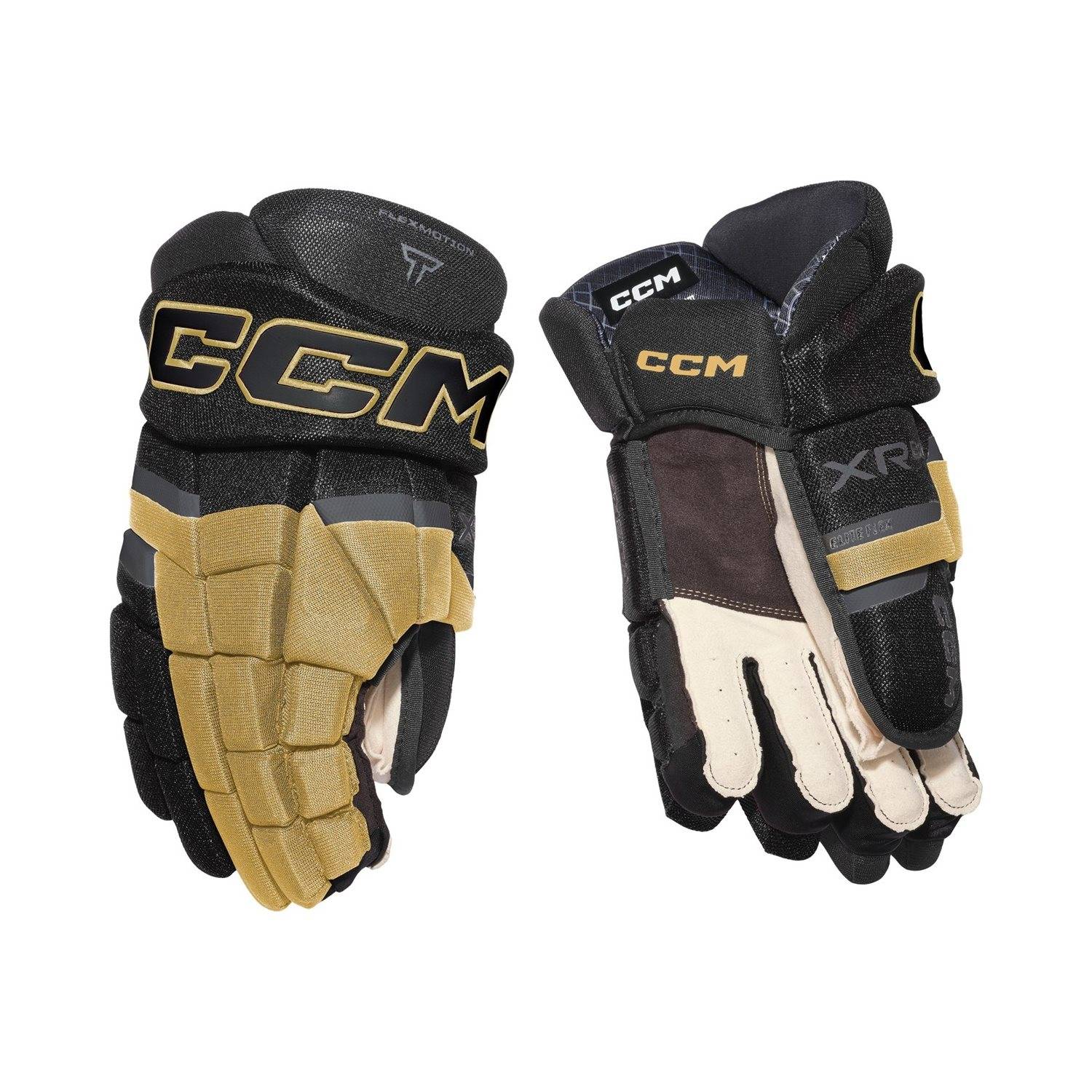 CCM Hockeyhandskar Tacks XR80 Sr Black/Gold