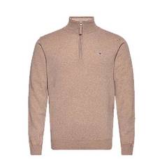 SUPERFINE LAMBSWOOL HALF ZIP