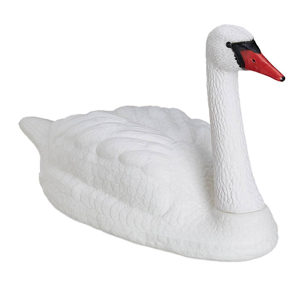 FIGUR vit flytande svan plast 42,5x81 cm - Vit